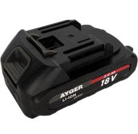 Аккумулятор Li-Ion, 18 В, 2.0 Ач AYGER 1820BML