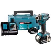 Ударный шуруповерт LXT, 1/4" Makita DTD173RTJ