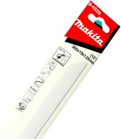 Сабельное полотно для металла 305x19x1.25 мм, 10-14TPI, 5 шт Makita B-43228