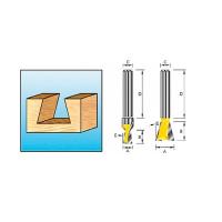 Фреза ласточкин хвост 50x12x9 мм Makita 793066-4