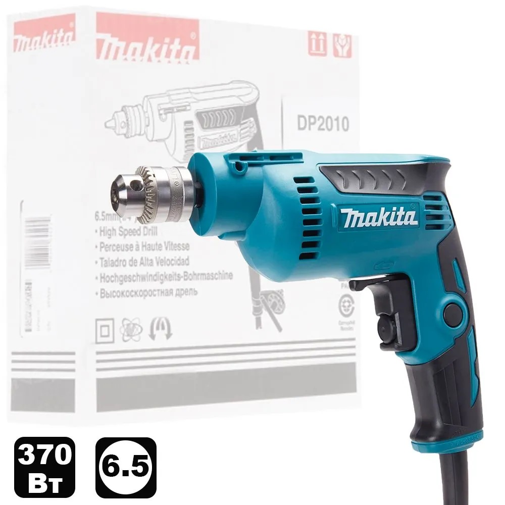 Дрель безударная Makita DP2010 * MAKITA.ONE
