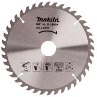 Пильный диск по дереву 185x30/20/16x2.0, 40T, 18G Makita D-03919