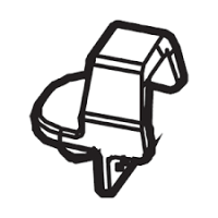 Крепление пружины Makita TE00000328