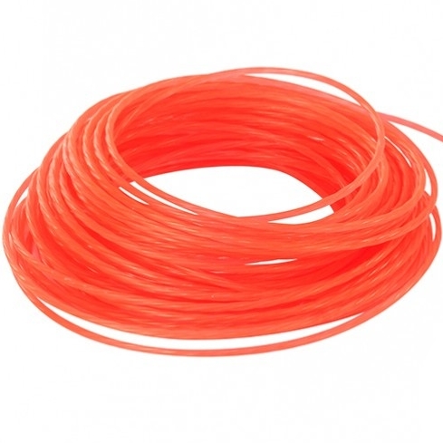 Леска бесшумная спиральная Клевер, 2.4 мм, 30 м для триммера Makita 198502-9