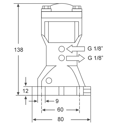 Пневмовибратор поршневой XSON-BVP-30C