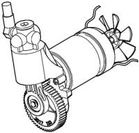 Мотор в сборе Makita TE00000340