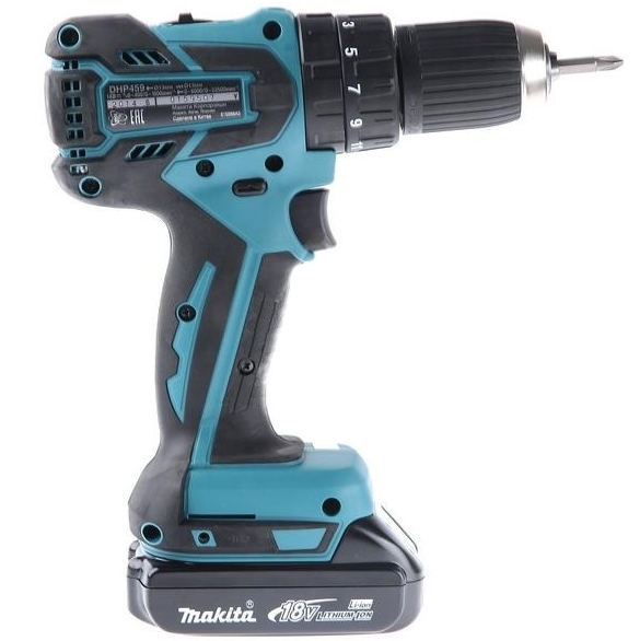 Аккумуляторная ударная дрель-шуруповерт Makita DHP459SYE