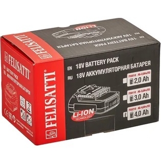 Аккумулятор Li-Ion, 18 В, 2.0 Ач FELISATTI FT1556