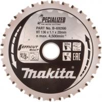 Диск по металлу EFFICUT, 136х1.1х20 мм, 30T, 0G Makita B-69266