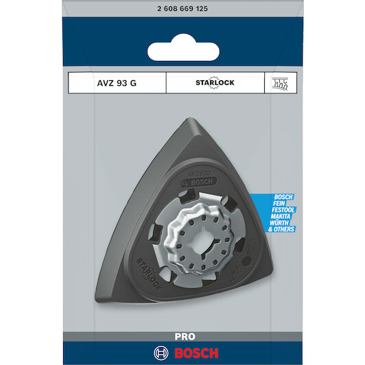 Треугольная подошва AVZ 93 G, STARLOCK Bosch 2608669125