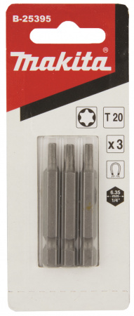 Насадка T20, 50 мм, E-form (MZ), 3 шт. Makita B-25395