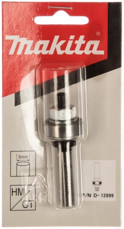 Стержень с гайкой для фрезы 23.8х8, S8 Makita D-12099