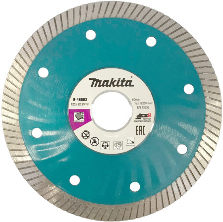 Алмазный диск по плитке 125x22.23 мм, сухая резка Makita B-48882