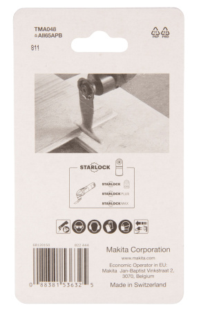 Полотно для дерева с гвоздями 65х40, STARLOCK, TMA048 Makita B-64820