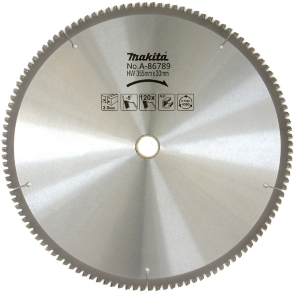 Диск для алюминия 355х3.0х30, 120T, TCG Makita A-86789