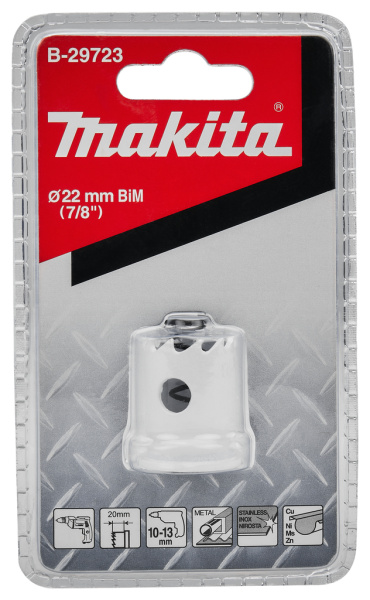 Коронка BiM 22x20 для листового металла Makita B-29723