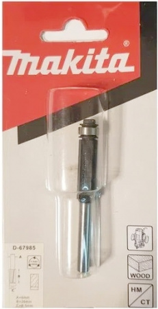 Фреза кромочная прямая 9.5х26, S6, 2T Makita D-67985