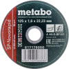 Абразивный отрезной диск по стали 125х1.6х22.23 Metabo 617178000