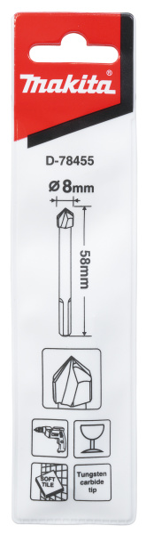 Сверло по стеклу GEN2 8x58 Makita D-78455