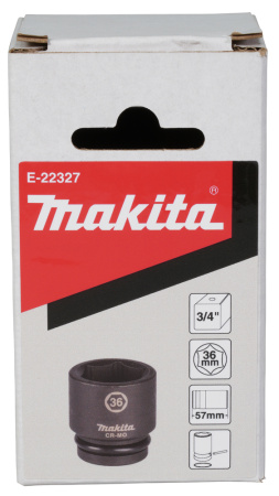 Ударная торцовая головка 3/4" 36x57 Makita E-22327