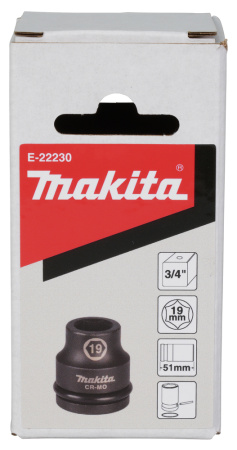 Ударная торцовая головка 3/4" 19x51 Makita E-22230