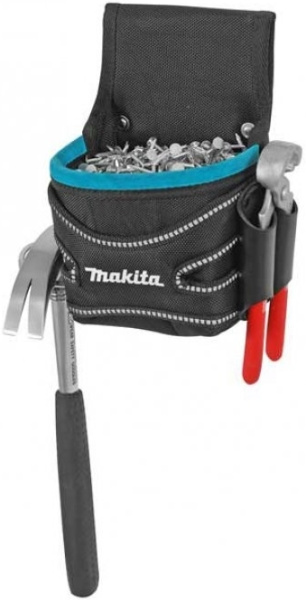 Поясная сумка для саморезов с держателем для молотка Makita P-71906