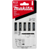 Лобзиковая пилка для дерева и фанеры, 70 мм, HCS, 8TPI, T111C, B-13, 5 шт Makita A-85656
