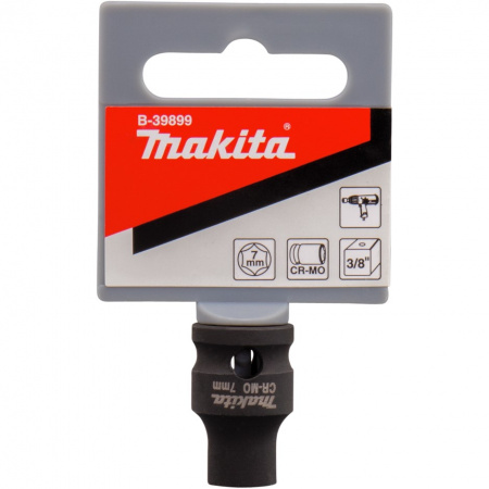 Ударный торцевой ключ 3/8, 7х28 мм для гайковёрта Makita B-39899