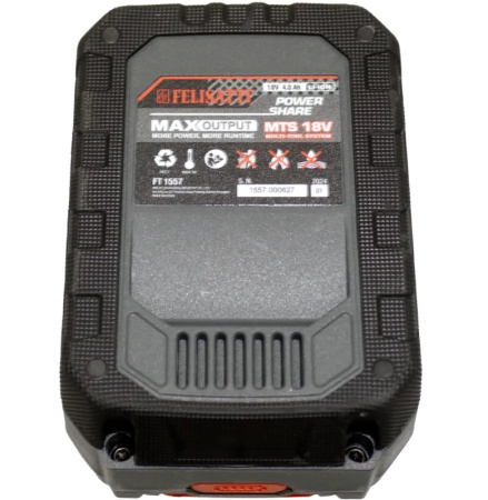 Аккумулятор Li-Ion, 18 В, 4.0 Ач FELISATTI FT1557
