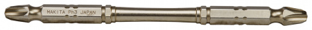Насадка двусторонняя Silver Torsion, PH3, 110 мм, E-form (MZ), 3 шт Makita B-21892