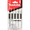 Лобзиковая пилка для дерева и фанеры, 73 мм, HCS, 9TPI, T101B, B-11, 5 шт Makita A-85634
