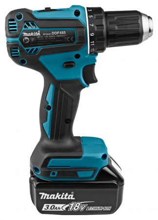 Аккумуляторная дрель-шуруповерт Makita DDF485RFE