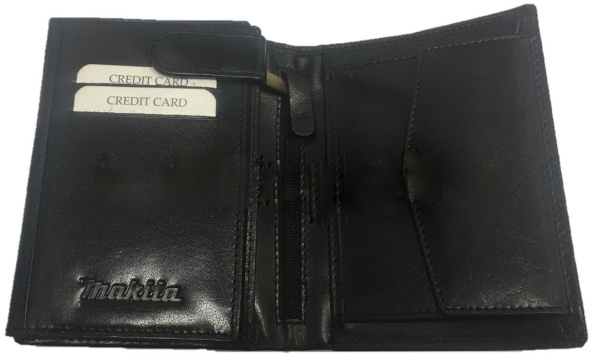 Портмоне из натуральной кожи (цвет черный) Makita 66-376