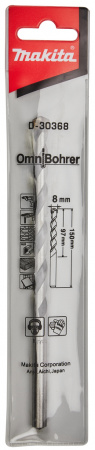 Сверло универсальное 8х150 мм Makita D-30368
