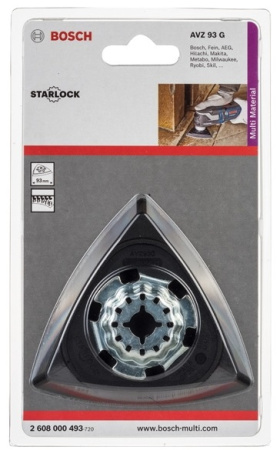 Треугольная подошва AVZ 93 G, STARLOCK Bosch 2608000493