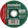 Абразивный отрезной диск по стали 125х2х22.23 Metabo 617163000