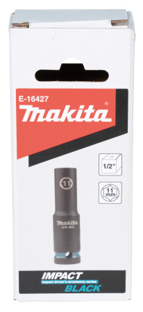 Ударная торцовая головка Impact Black 1/2, 11x81,5 мм Makita E-16427