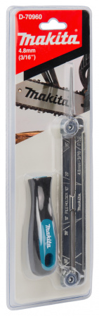 Напильник 4.8 мм с рукояткой и шаблоном Makita D-70960