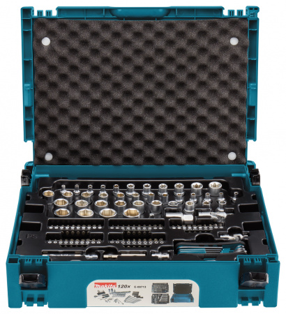 Набор ключей, головок, бит 120 шт. Makita E-08713