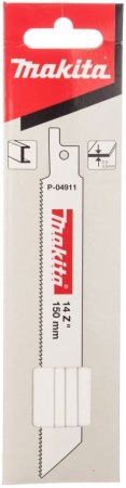 Сабельное полотно по металлу BiM 150х1.0 мм, 14TPI Makita P-04911
