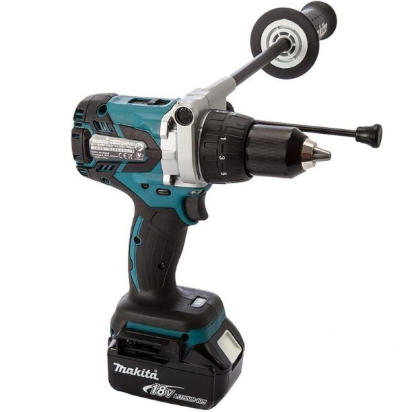 Аккумуляторная ударная дрель-шуруповерт Makita DHP481RTE