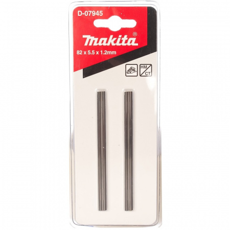 Двусторонние лезвие HM/CT, 82x5.5x1.2 мм Makita D-07945