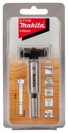 Сверло Форстнера STANDARD 32х77 мм Makita D-71152