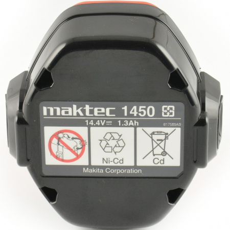 Аккумулятор кубический Ni-Cd, 14.4 В, 1.3 Ач, 1450 Makita 193816-1