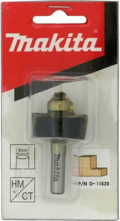 Фреза кромочная фальцевая 31.75х12.7, S8, 2T Makita D-11520