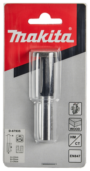 Фреза пазовая 14x30x12x38x2T Makita D-67935