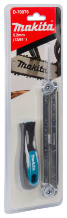 Напильник 5.2 мм с рукояткой и шаблоном Makita D-70976