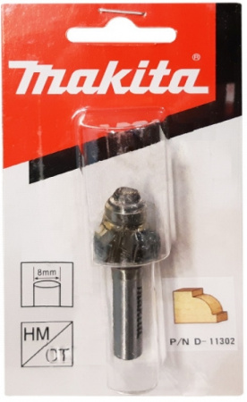 Кромочная калевочная фреза 3R, 18.7х9.5, S8, 2T Makita D-11302