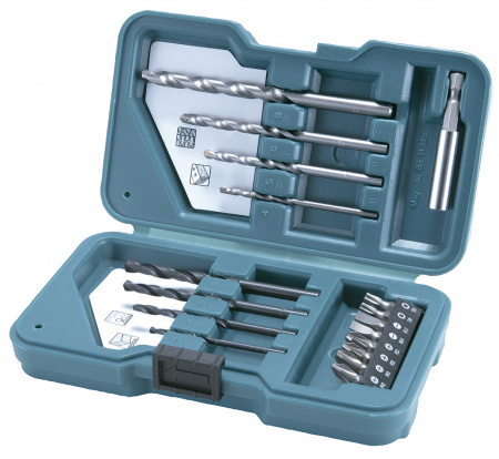 Набор насадок и сверл SQUARE, 17 шт Makita D-40200