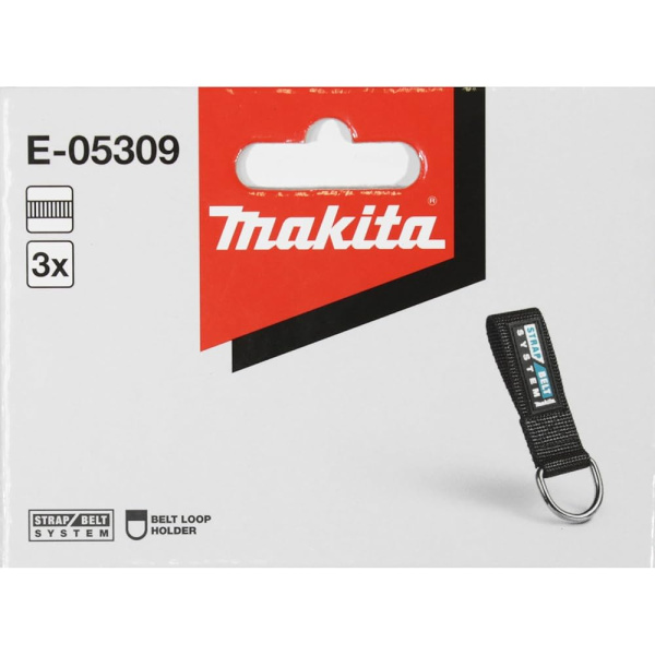 Петля для ремня, 3 шт. Makita E-05309 Петля для ремня, 3 шт. Makita E-05309